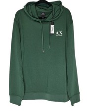 A|X Armani Exchange Long Sleeve Double Sided Logo Hoodie Men's XL New with Tags