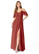 Azazie Dakota Bridesmaid Dress ~  NWT ~ Size 18 ~ Terracotta