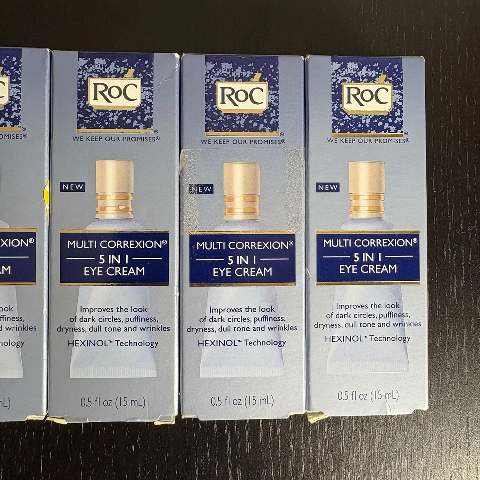Crema para ojos ROC Multi Correxion 5 en 1, lote de 5, 0,5 fl oz (15 ml) Foto 2 de 4