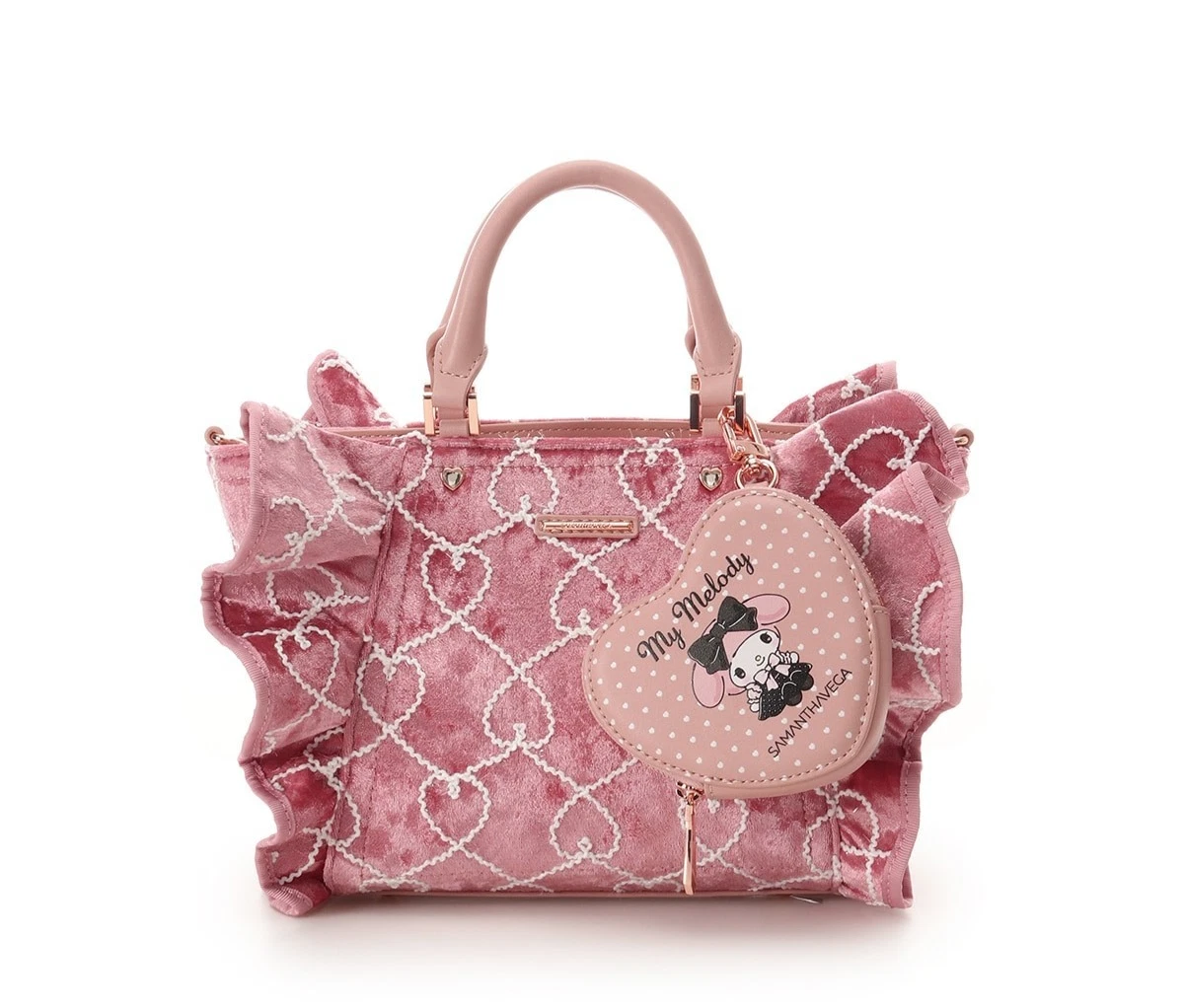 【未使用】Samantha Vega メルドー小クリスマス限定シャンパンピンク Samantha Vega 粉红色包和女士手提包| eBay