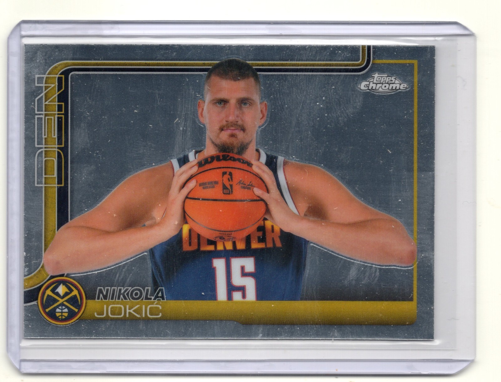 2025-26 Topps Chrome Nikola Jokic IMAGE PHOTO VARIATION SP #25 SHORT PRINT