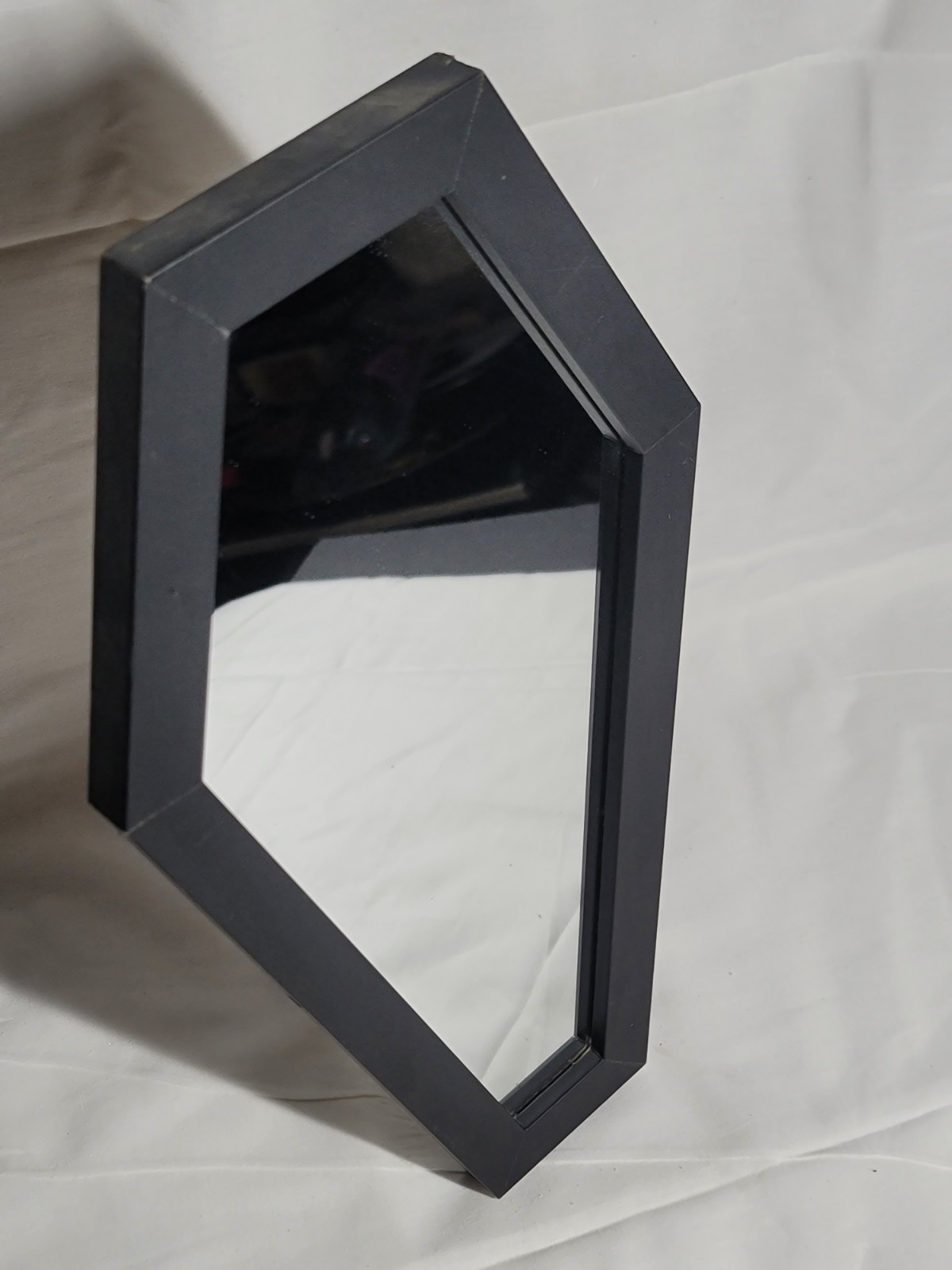 Gothic Decor Coffin Mirror - Wall Mounted, Tabletop, Home Mirror, All Rooms, BLK