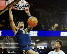 YAXEL LENDEBORG SIGNED 8x10 PHOTO MICHIGAN WOLVERINES BASKETBALL AUTOGRAPH COA