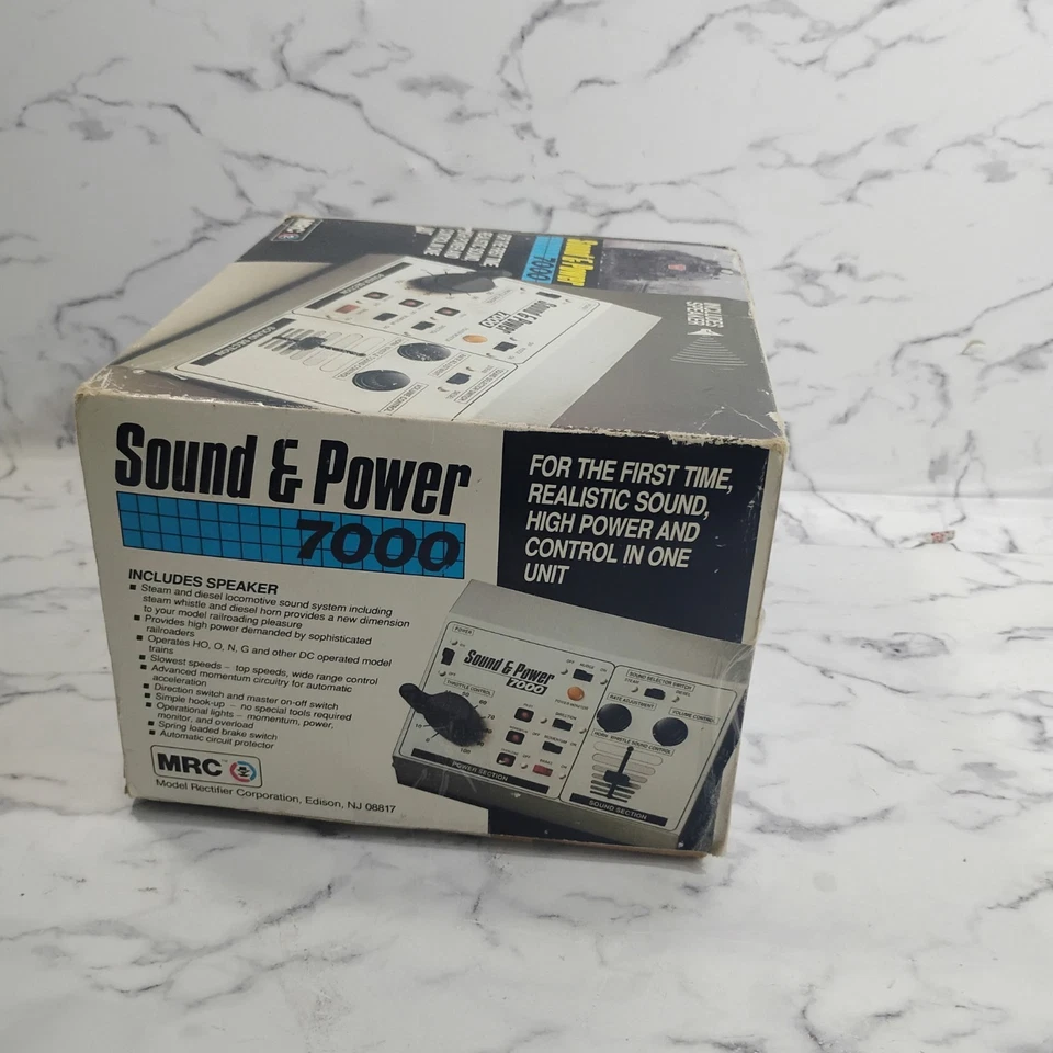 Controlador de tren transformador MRC Sound & Power 7000 escalas HO/N/G. Foto 4 de 4
