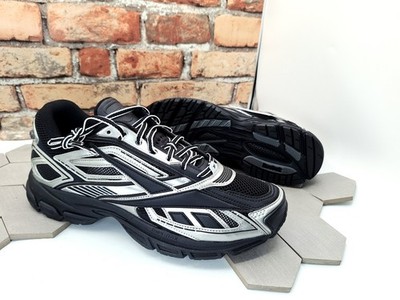 Reebok Premier Road Ultra Black Metallic Silver Men's Sz 11.5 Retro Runner Rare