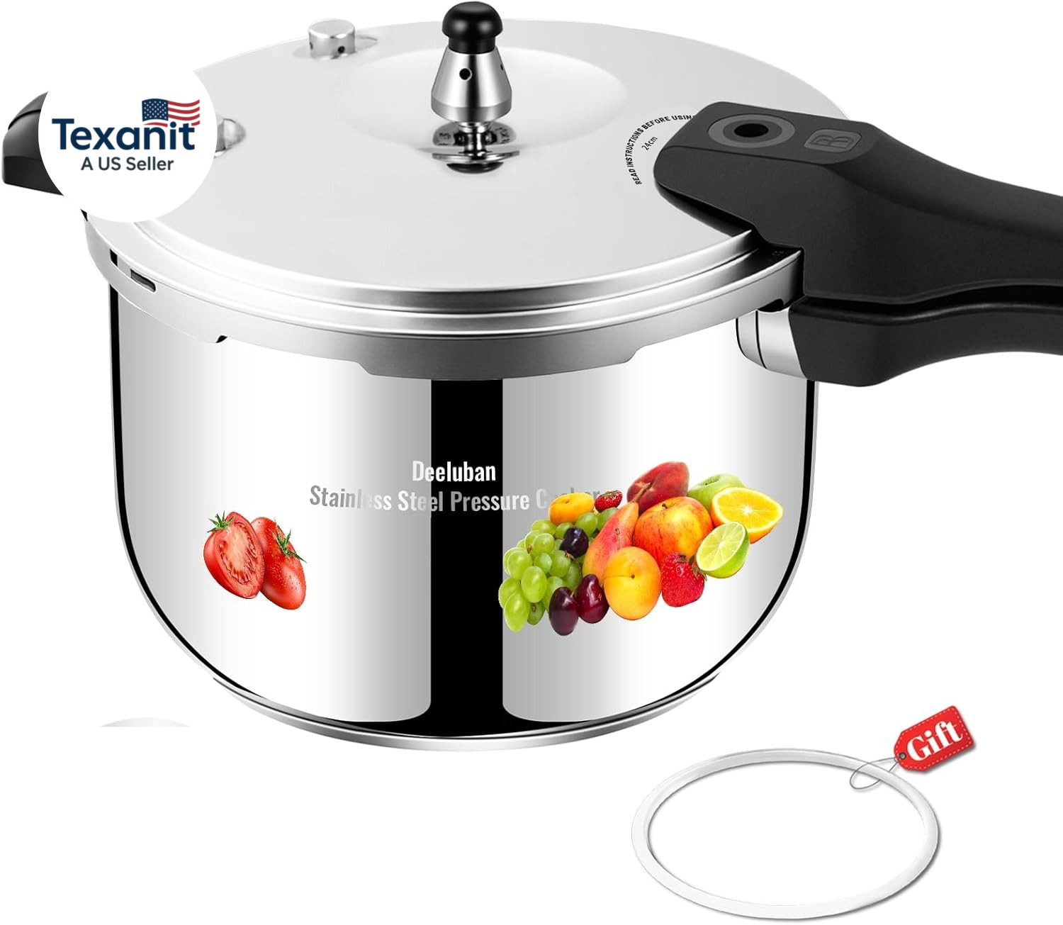 8 Quart, Stove Top & Induction Compatible, Heavy