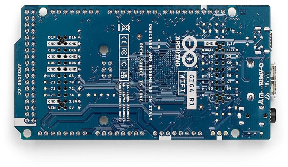 Arduino GIGA R1 WiFi Dual Cortex-M7+M4, MicroPython inkl. Antenne - Bild 3 von 4