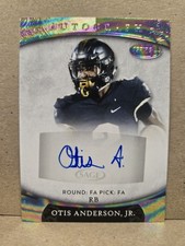 2021 Sage Aspire #ASP-3 Otis Anderson Jr. Rookie Auto Rainbow UCF KNIGHTS 