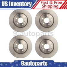 Front & Rear Disc Brake Rotors for 2017 Renault Koleos