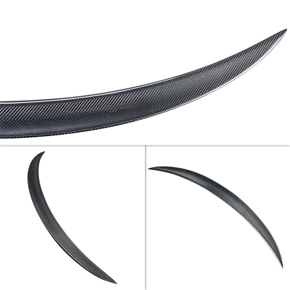 For 2014-2024 Maserati Ghibli Real Carbon Fiber Trunk Spoiler Wing OE Style