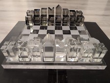 Articture Kristallglas Schachset