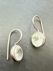 Antique Pair of Solid Silver Designer Solitaire Pendant Earrings »