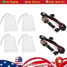 Car Seat Heater Kit 12v 100w Carbon Fiber Heating Pads 3-level Switch Fit 2 Seat Car Seat Heater Kit 12v 100w Carbon Fiber Heating Pads 3-level Switch Fit 2 Seat