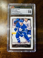 2016 Auston Matthews RC GEM MINT CGC 10 Upper Deck - O-Pee-Chee Glossy Rookies