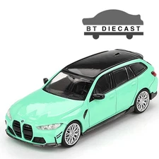 MINI GT BMW M3 M PERFORMANCE TOURING 1/64 DIECAST MODEL MINT GREEN MGT00897