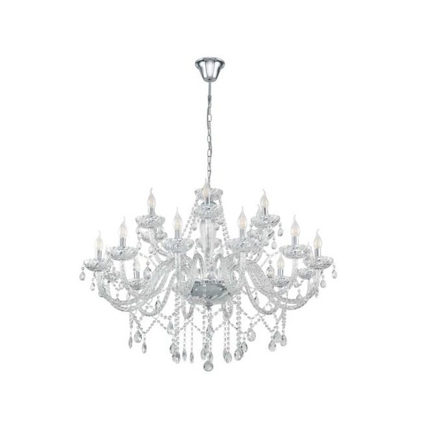 Chrom Durchsichtig Glamour Klassisch Leuchter Kronleuchter 18X40W/E14-image