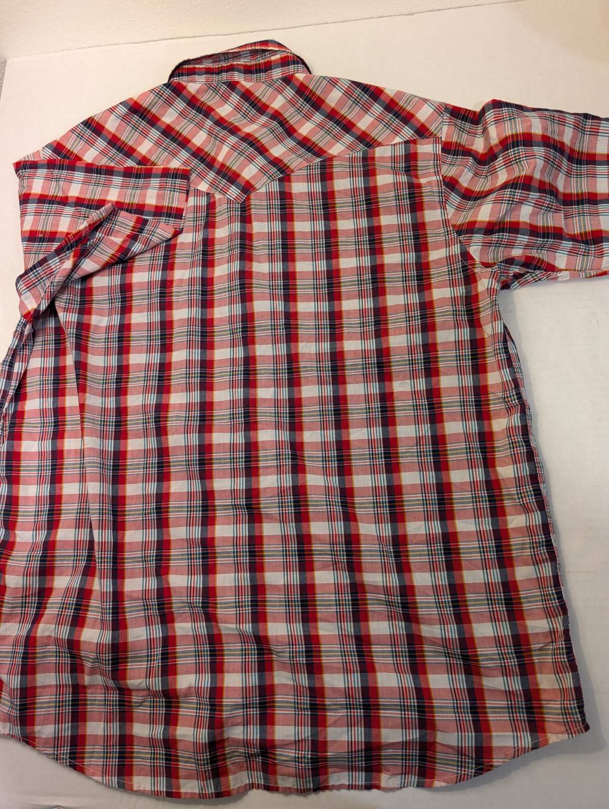 Pendleton Men Large Shirt Fitted Short Sleeve Pea… - image 9