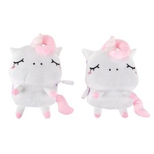 Smoko USB Angie Unicorn Hand Warmers, Kawaii Plush Fingerless Gloves