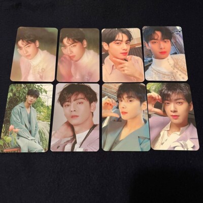 ASTRO Cha Eun Woo All Light Photo card Complete Set of 8