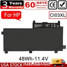 CI03 CI03XL Battery For HP ProBook 640 645 650 G2 HSTNN-UB6Q 801554-001 48Wh New