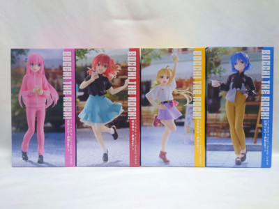 Bocchi The Rock ! Coreful Figure Set Hitori Nijika Ryo Ikuyo Casual Wear set