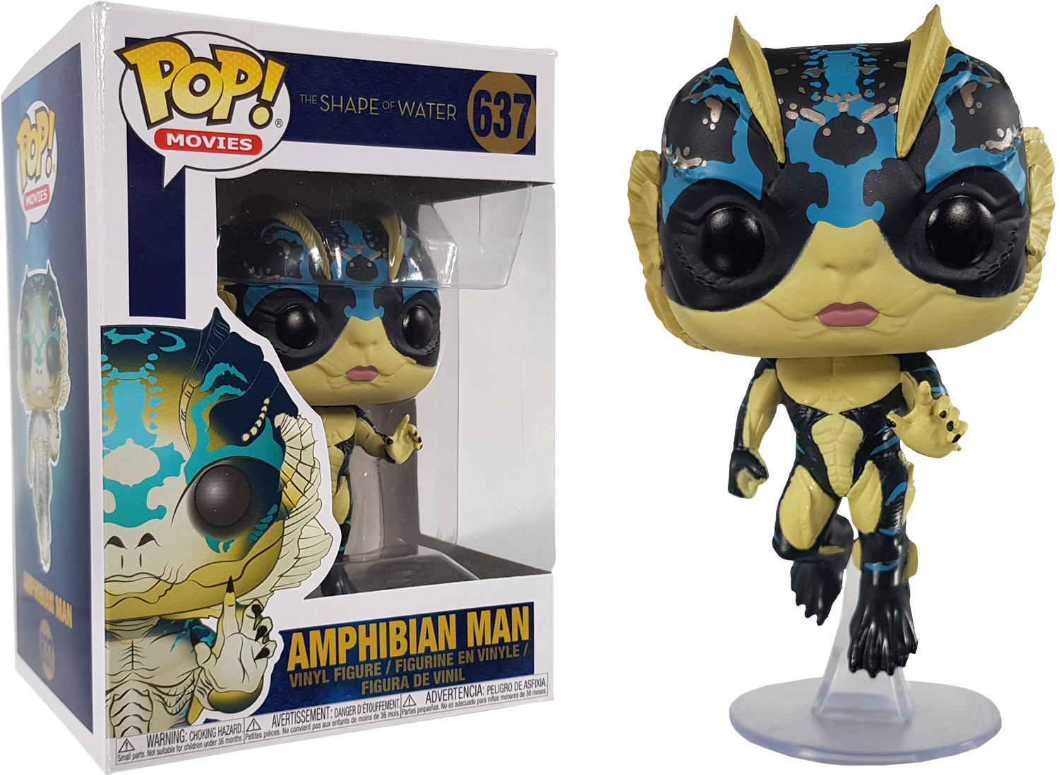 ¡La Forma Del Agua Pop! Figuras De Vinilo De Películas De Amphibian Man