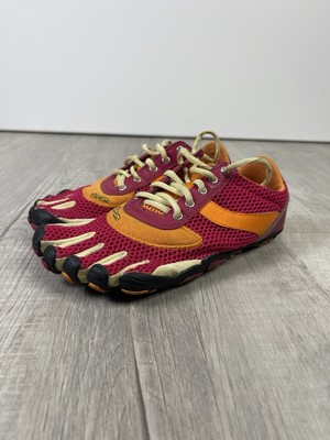 Vibram FiveFingers Shoes Womens 34 Purple Barefoot Toe Running Training Lace H