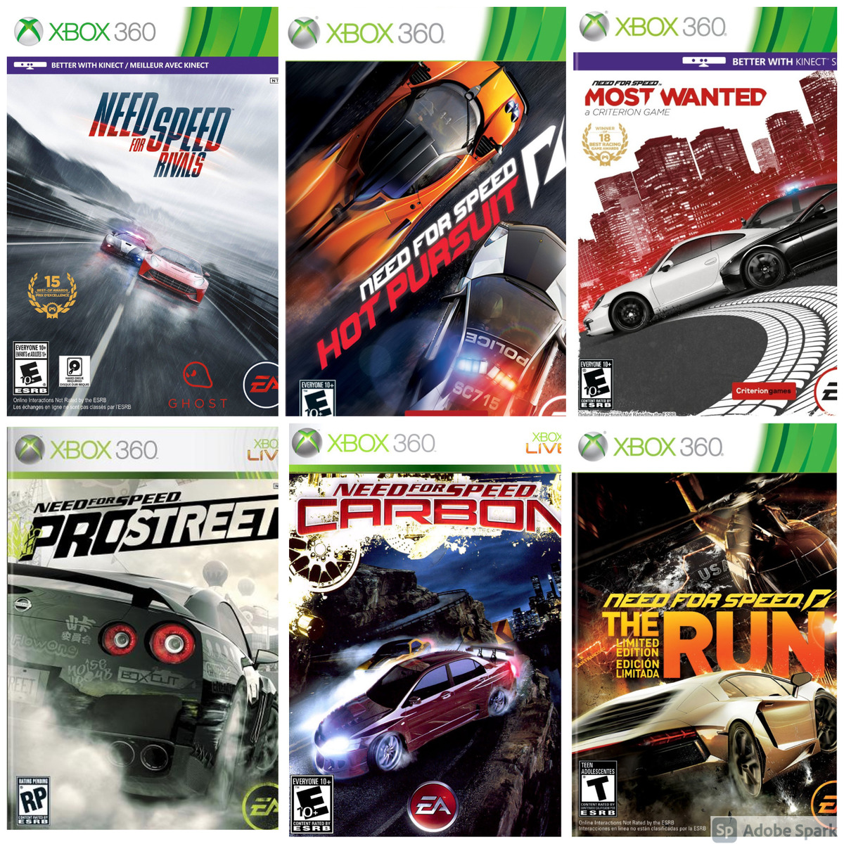 Need for Speed: Rivals (Platinum Hits) (Better with Kinect) - XBOX 360