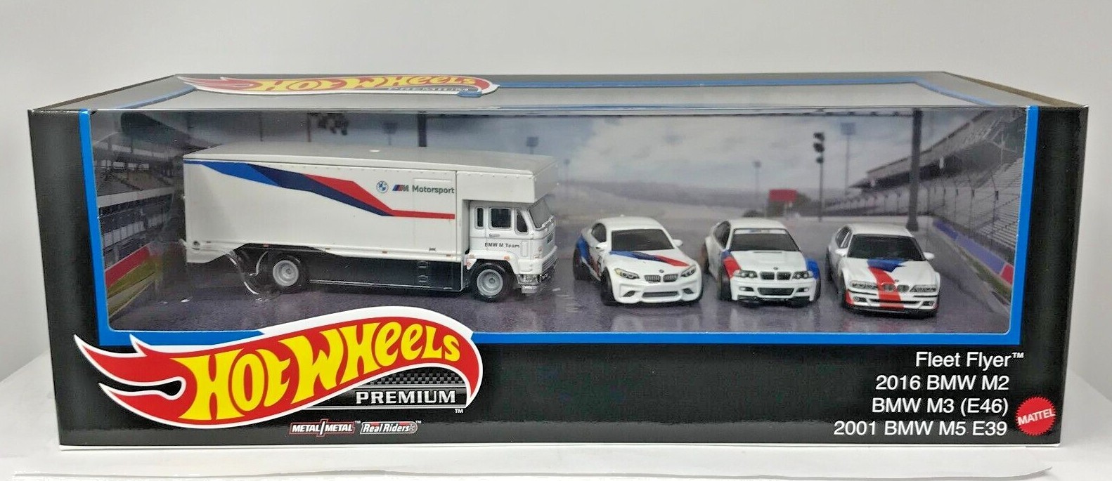 2022 HOT WHEELS PREMIUM BMW M TEAM DIORAMA M2 M3 E46 M5 E39 WALMART
