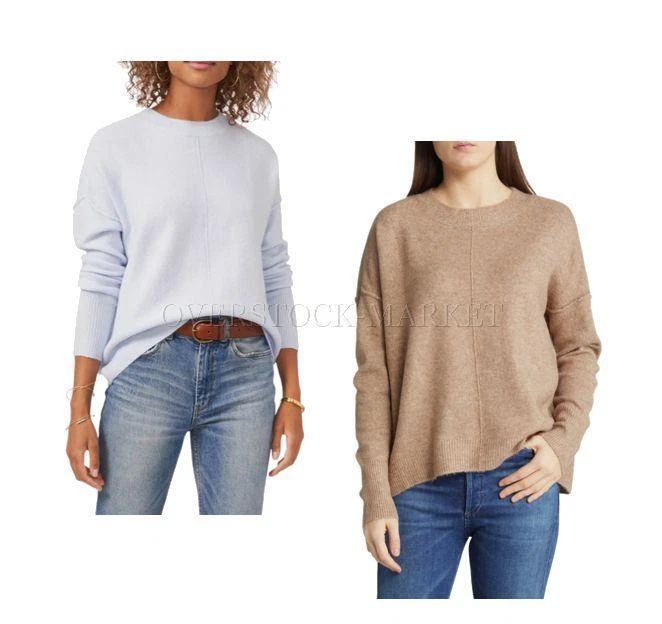 vince camuto center seam crewneck sweater