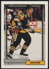1992-93 Topps Gordie Roberts Pittsburgh Penguins #176