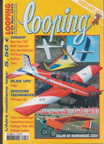 LOOPING N°88 PLAN: VOLTI 400 / TRIGO / BLUE MAX T2M / EASY STAR / PC9 Vmar