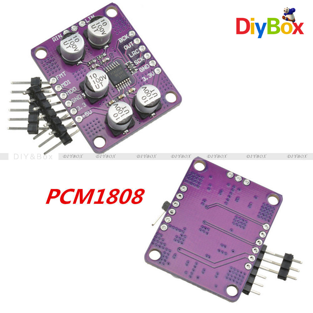 PCM1808 Audio Stereo ADC Single-Ended Analog-Input Decoder 24bit