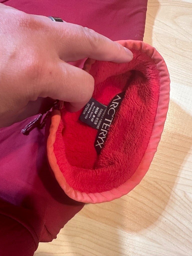 ARC'TERYX Arc’teryx Hyllus Pelliccia Polartec Giacca Donna Rosso Zip Medium