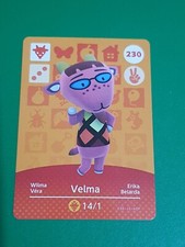 VELMA ANIMAL CROSSING AMIIBO SERIES 3 CARD #230 TRACKED AU POST geniuine