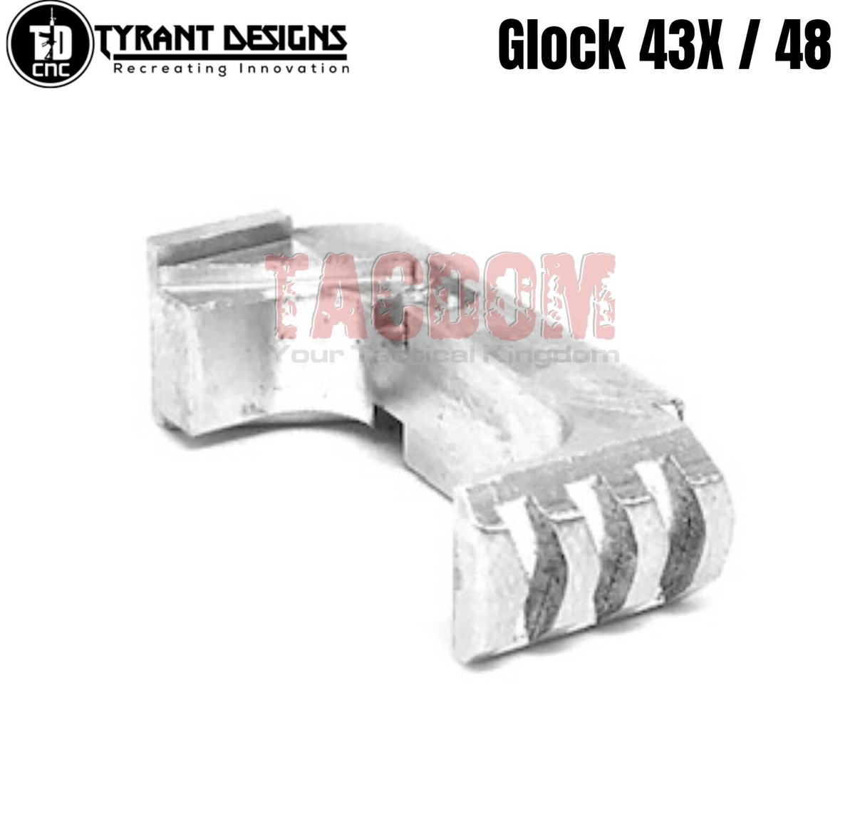 Tyrant Designs MKII Extended Magazine release BLACK FOR GLOCK 43x 48 Tyrant Designs MKII Extended Magazine release BLACK FOR GLOCK 43x 48