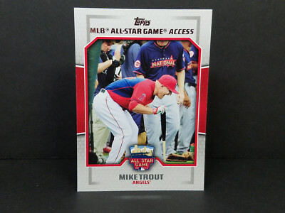 2014 Topps #ASA-MT Mike Trout, Los Angeles Angels - All Star Game Access Insert