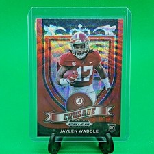 2021 Prizm Draft Picks JAYLEN WADDLE 169 RUBY RED WAVE PRIZM SP RC Bama Dolphins
