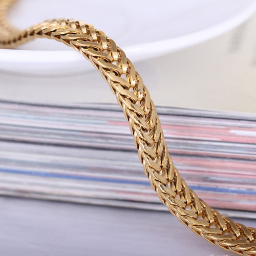 Golden Bracelet Hand Jewelry for Women Simple Bracelets Miss Gift - Picture 5 of 12