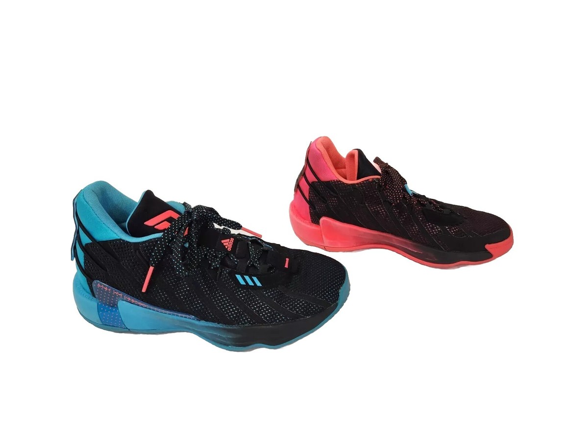 【ほぼ新品】adidas Dame7 EXTPLY ピンク 27cm バッシュ adidas Dame 7 Extply バスケットボールシューズ ピンク