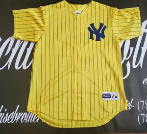 yellow mlb jersey