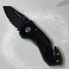 Cuchillo de bloqueo de revestimiento de rescate compacto Boker Magnum 01MB456