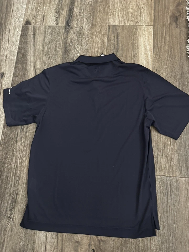 Camisa de golf FOOTJOY para hombre azul marino talla L logotipo rendimiento elástico club de golf nueva con etiquetas Foto 2 de 4