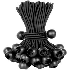 30 x 8" Tarpaulin Bungees Balls Tarp Bungee Cord Bungee Hooks Tarpaulin Holders