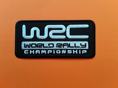 WRC WORLD RALLY CHAMPIONSHIP MOTORSPORT RACING EMBROIDERED PATCH
