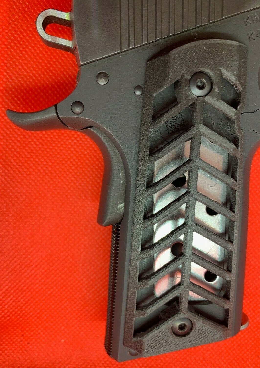 1911 CARBON FIBER SKELETON RIB CAGE GRIPS eBay