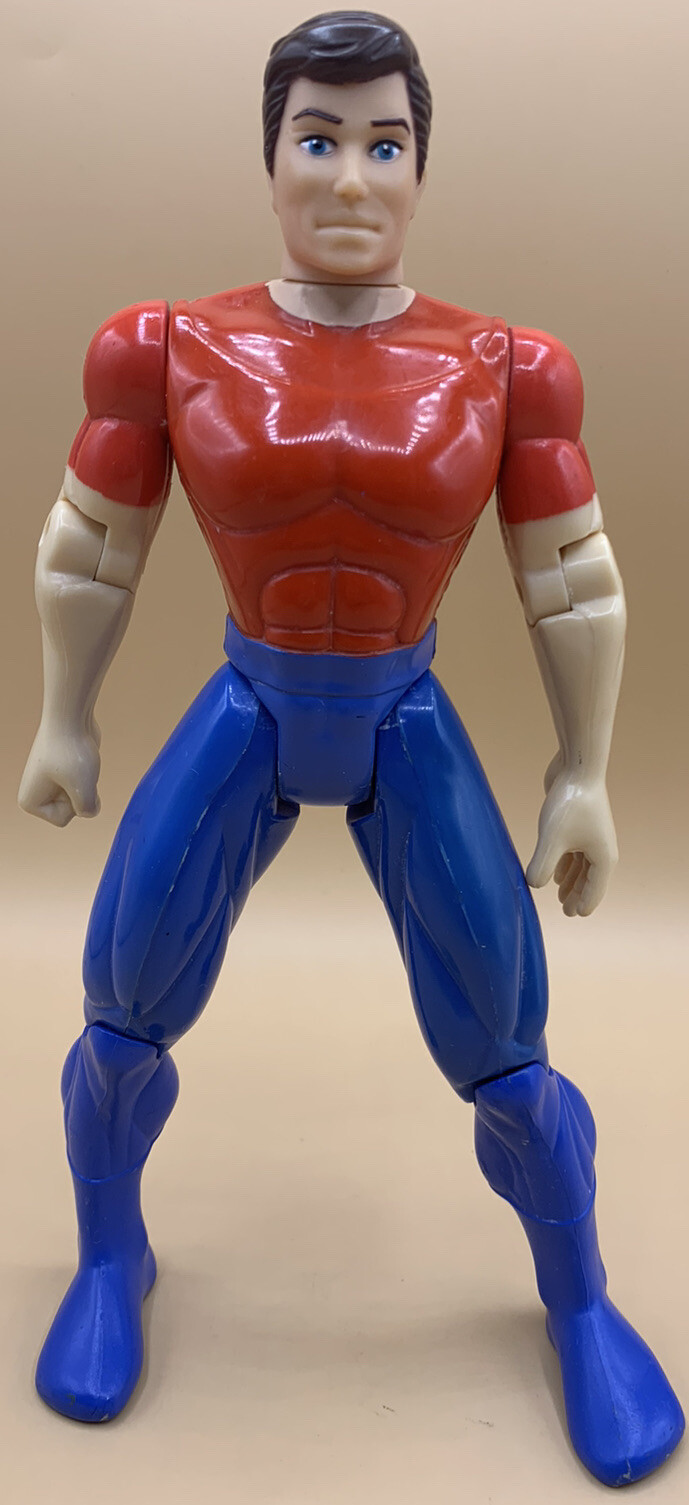 ToyBiz Marvel Deluxe Edition Spider-Man Peter Parker 10" Figure 2001  *No Mask