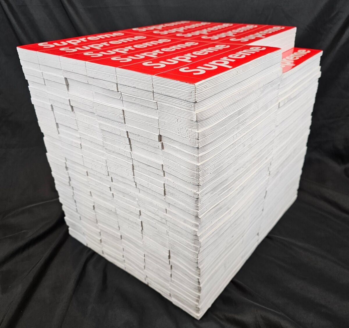 Supreme x Rotary Hero Sticker Bricks Stool Side Table Red Supreme x Rotary Hero Sticker Bricks Stool Side Table Red