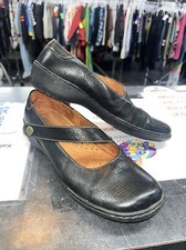 Naturalizer Shoes Mary Jane Black Leather Slip On 8M Camise Bin S15