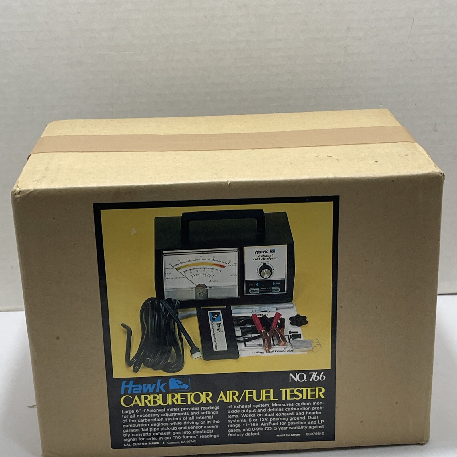 Hawk Exhaust Gas Analyzer Model 766 eBay